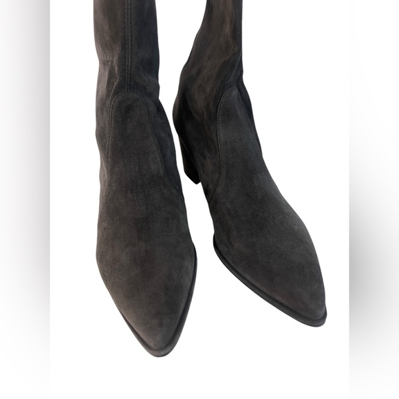 Stuart Weitzman grey Landmark over the knee boots - Picture 8 of 11